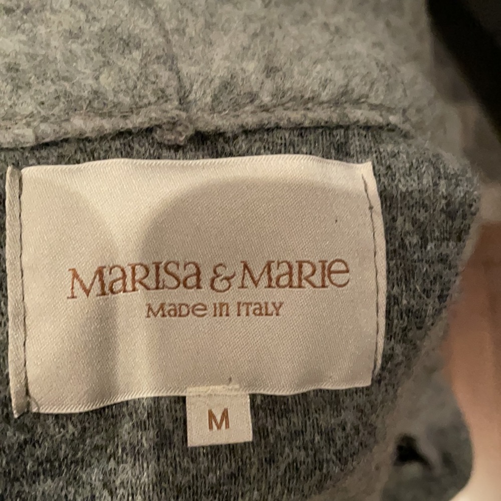 Marisa and Maria of Italy Knit Wool Moto jacket - Picture 5 of 6